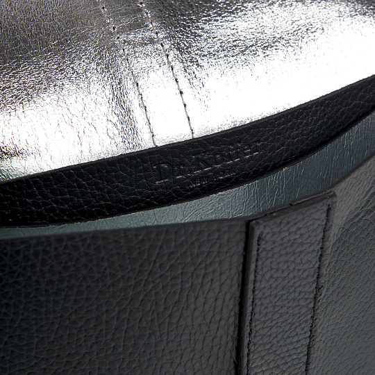 Женская сумка Dr. Koffer из натуральной кожи черная