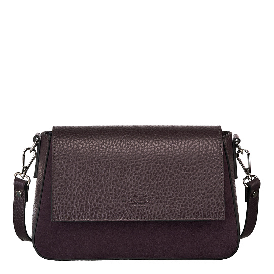 Женская сумка Dr. Koffer из натуральной кожи фиолетовая