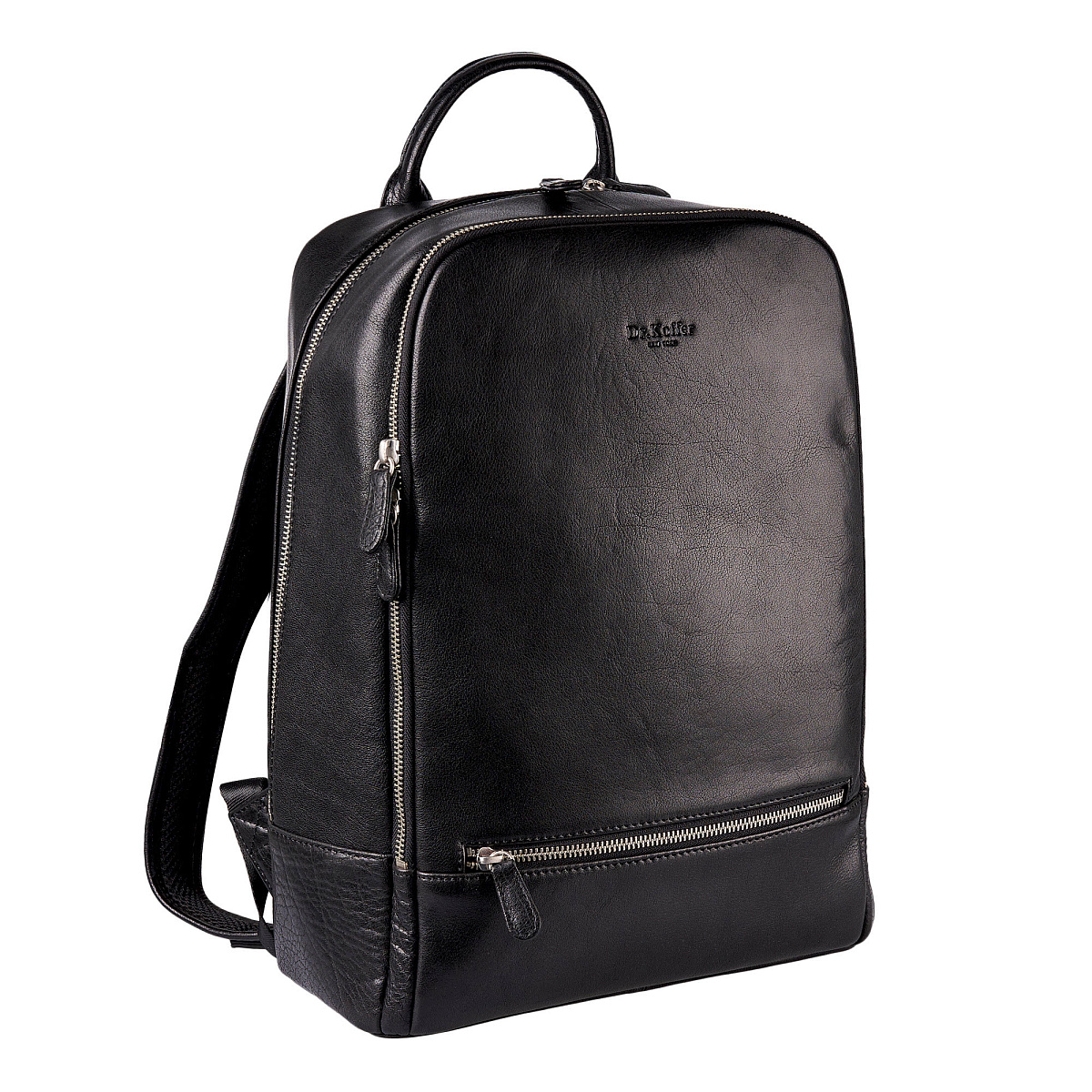 Рюкзак Dr.Koffer из натуральной кожи черный