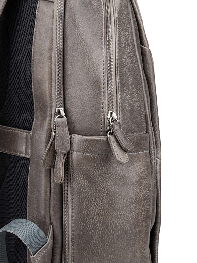 Рюкзак Dr. Koffer из натуральной кожи серый