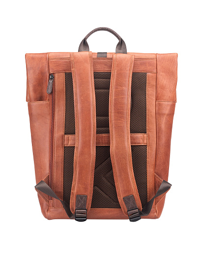 Рюкзак Dr. Koffer из натуральной кожи коричневый