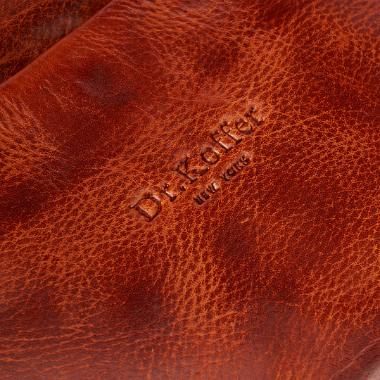 Рюкзак Dr.Koffer из натуральной кожи светло-коричневый