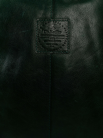 Рюкзак Dr.Koffer из натуральной кожи зеленый