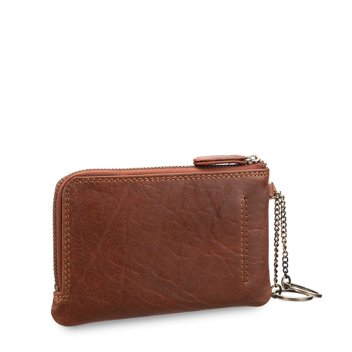 Ключница Dr.Koffer из натуральной кожи светло-коричневая