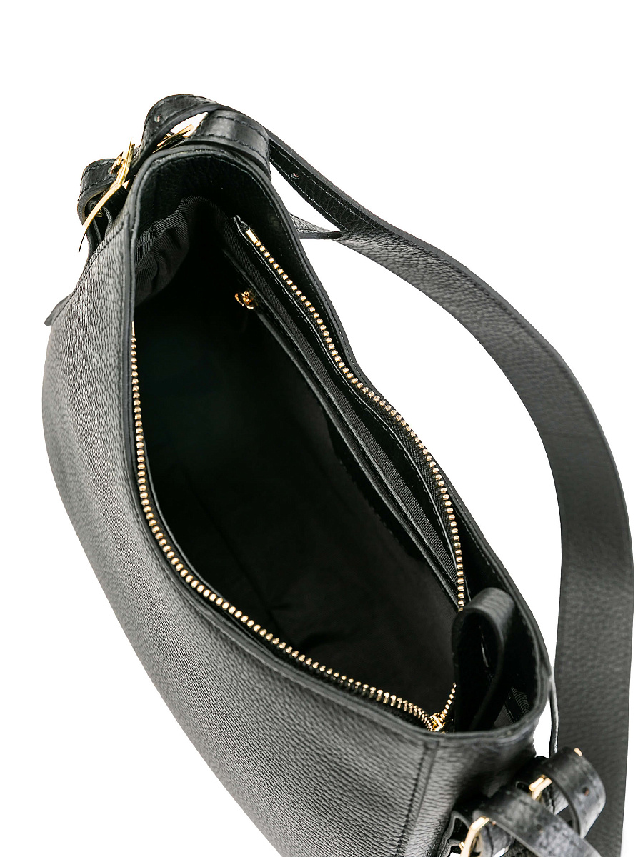 Женская сумка Dr.Koffer из натуральной кожи черная