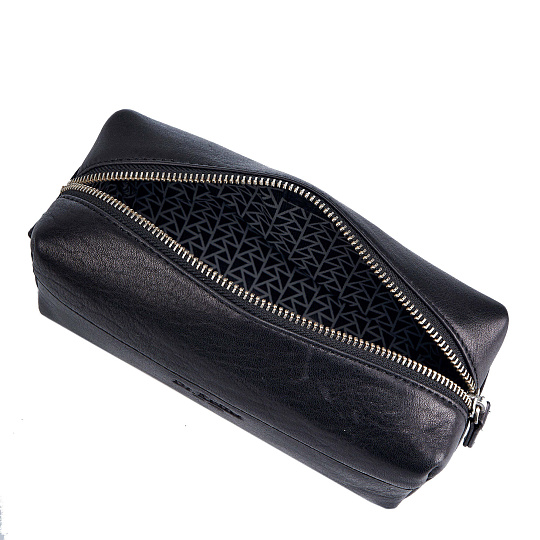 Несессер Dr. Koffer из натуральной кожи черный