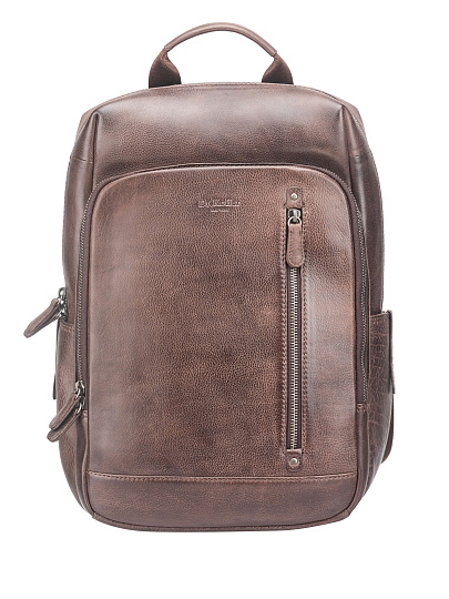 Рюкзак Dr. Koffer из натуральной кожи коричневый