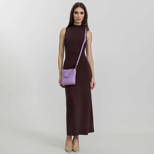 Женская сумка Dr. Koffer из натуральной кожи розовая