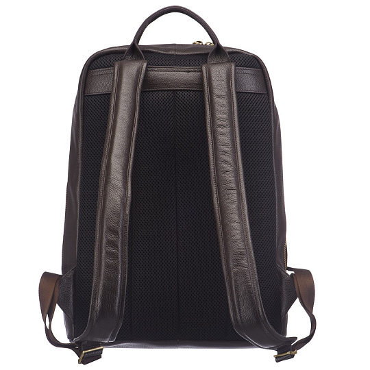 Рюкзак Dr.Koffer из натуральной кожи темно-коричневый