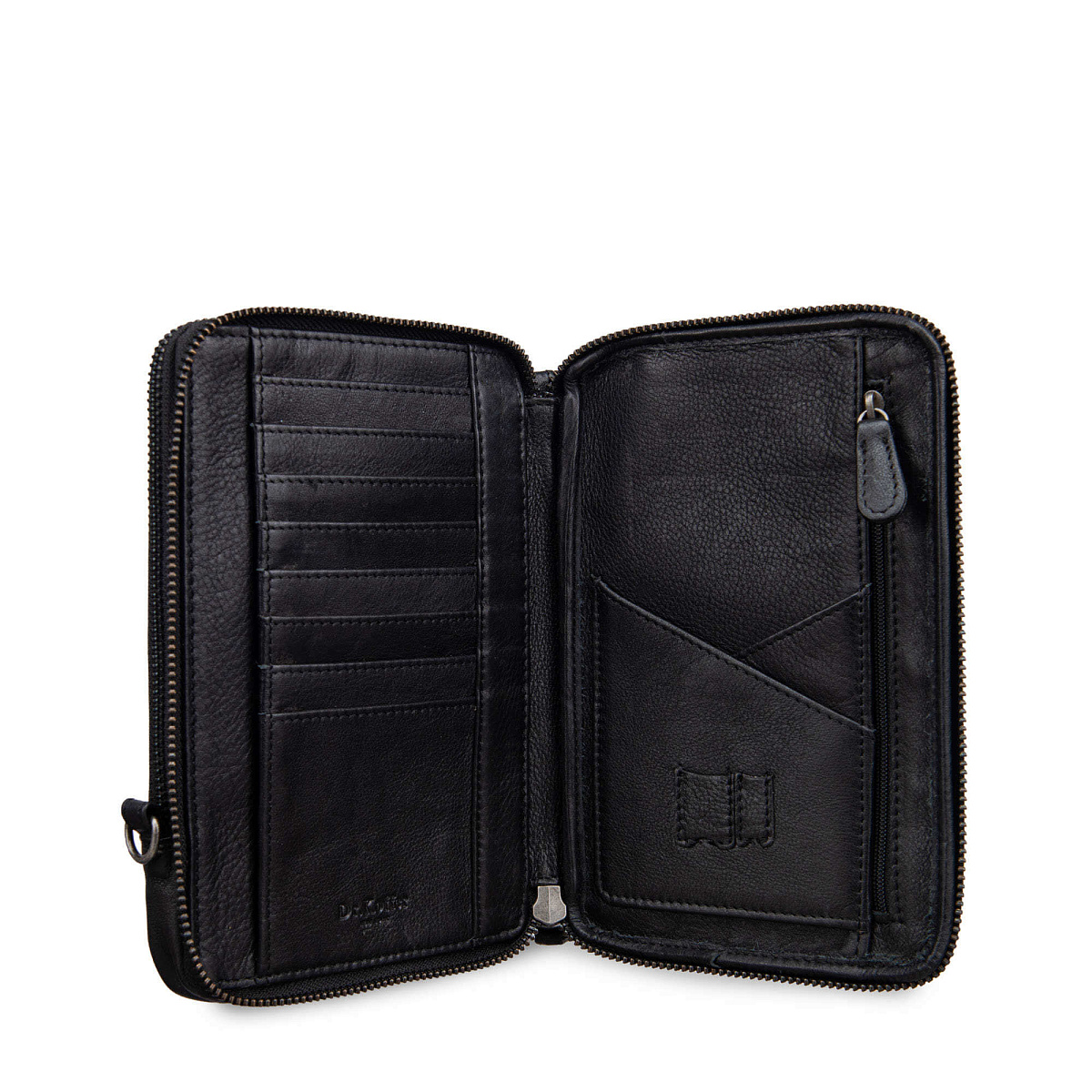 Сумка через плечо Dr.Koffer из натуральной кожи черная