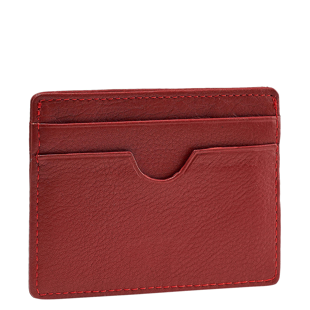 Кредитница Dr.Koffer из натуральной кожи красная