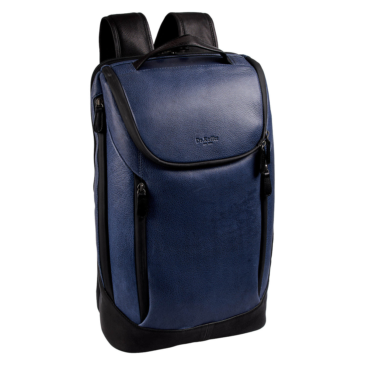 Рюкзак Dr.Koffer из натуральной кожи синий