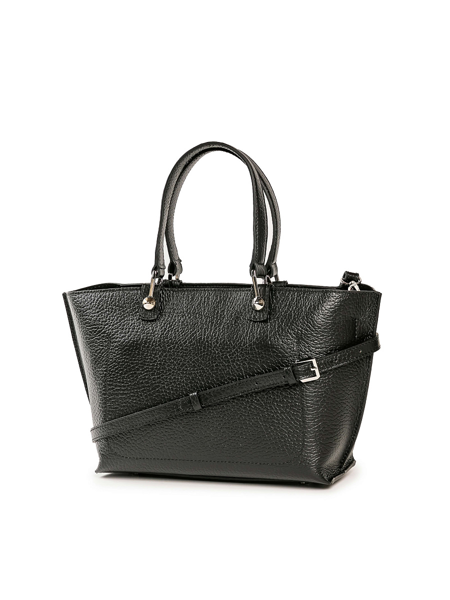 Женская сумка Dr. Koffer из натуральной кожи черная