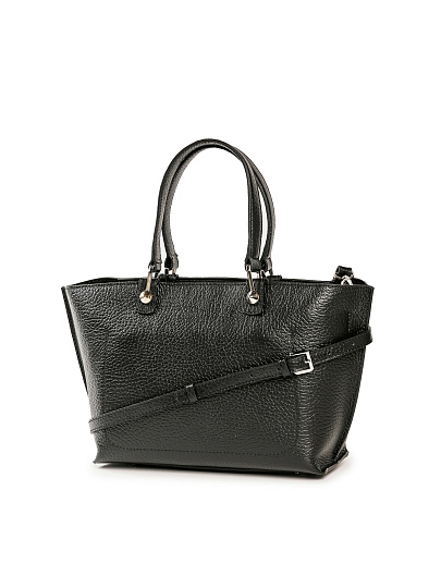 Женская сумка Dr. Koffer из натуральной кожи черная