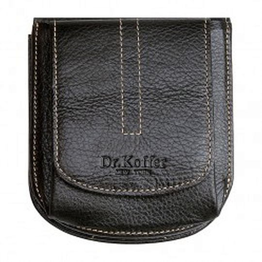 Портмоне Dr.Koffer из натуральной кожи черное