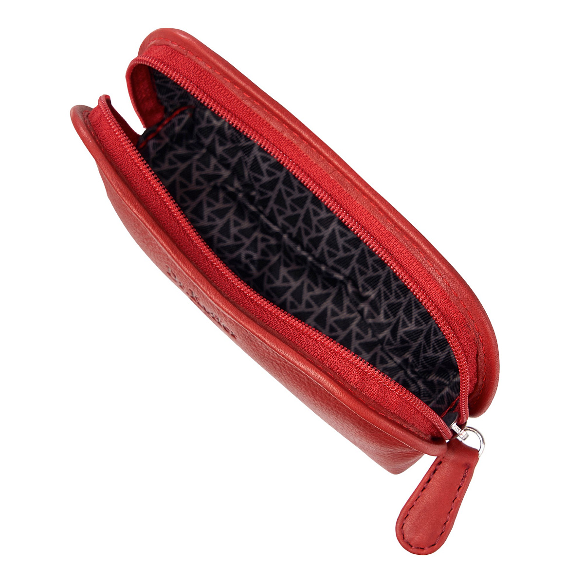 Очечник Dr.Koffer из натуральной кожи красный