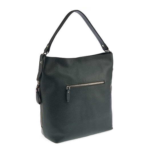 Женская сумка Dr. Koffer из натуральной кожи зеленая