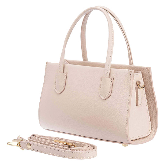 Женская сумка Dr. Koffer из натуральной кожи розовая