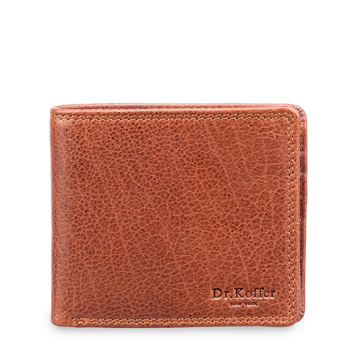 Портмоне Dr.Koffer из натуральной кожи светло-коричневое