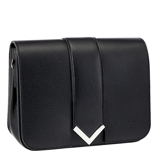 Женская сумка Dr. Koffer из натуральной кожи черная