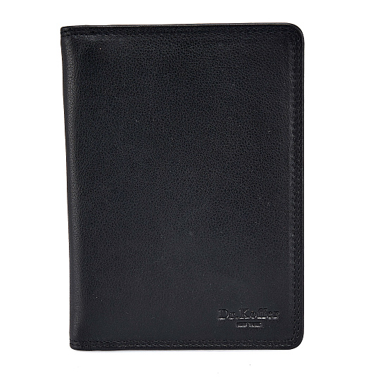 Портмоне Dr.Koffer из натуральной кожи черное