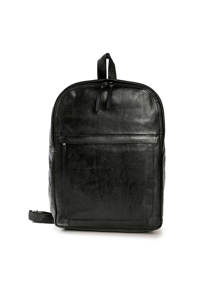 Рюкзак Dr.Koffer из натуральной кожи черный