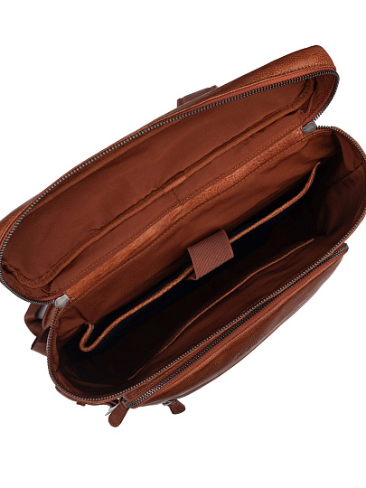 Рюкзак Dr. Koffer из натуральной кожи коричневый