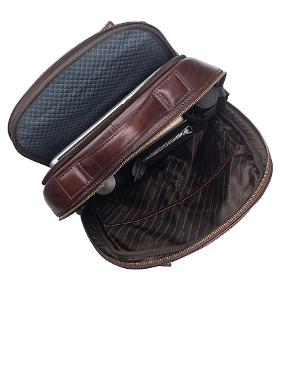 Рюкзак Dr. Koffer из натуральной кожи коричневый