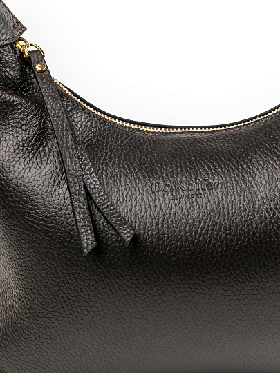 Женская сумка Dr.Koffer из натуральной кожи темно-коричневая