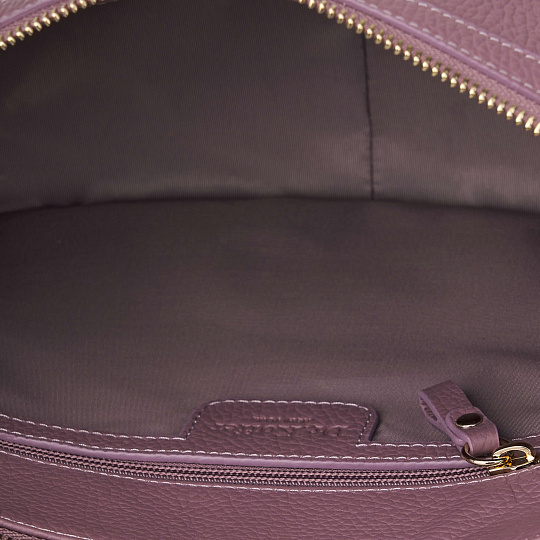 Женская сумка  Dr. Koffer из натуральной кожи фиолетовая