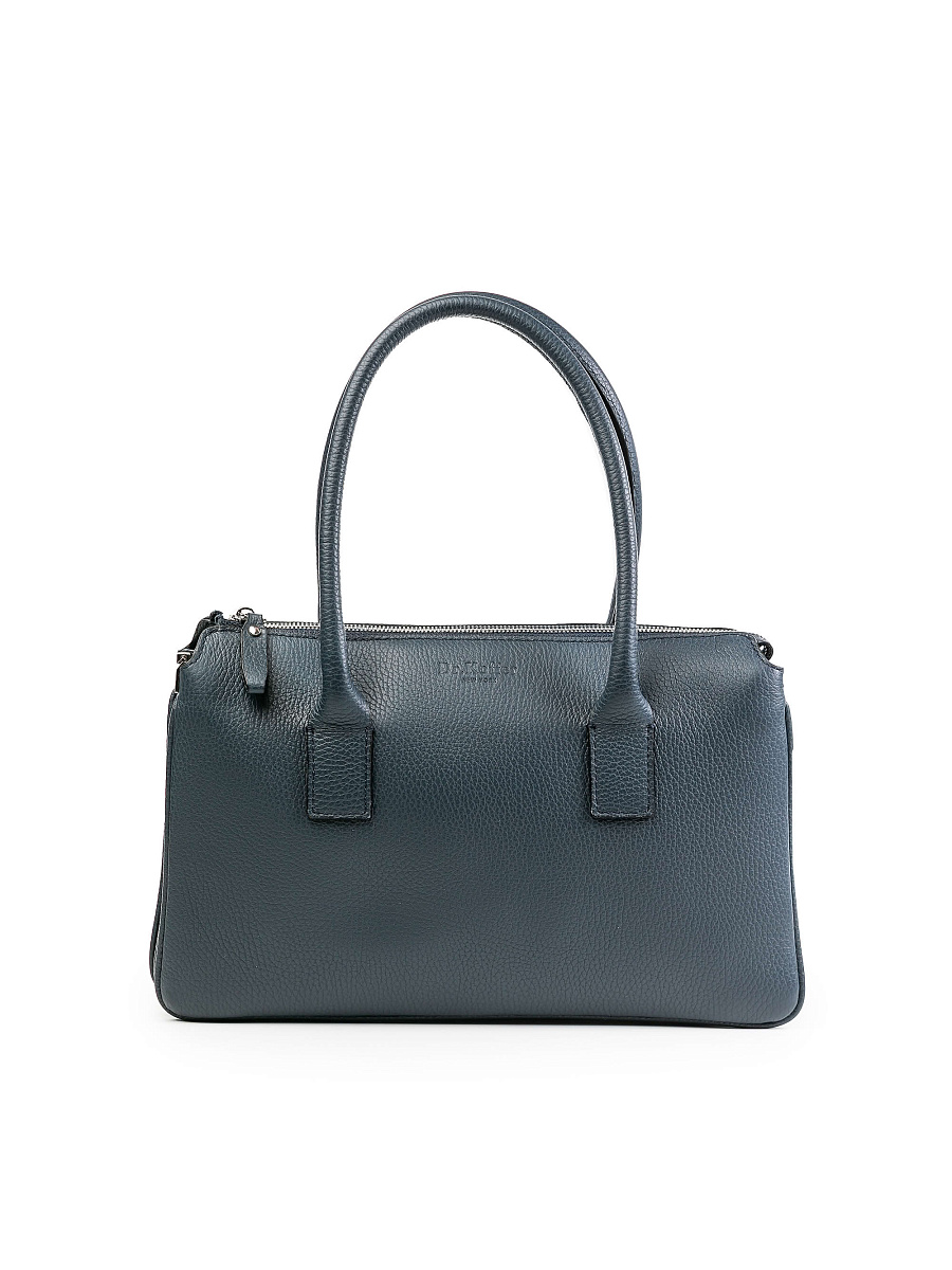 Женская сумка Dr.Koffer из натуральной кожи синяя