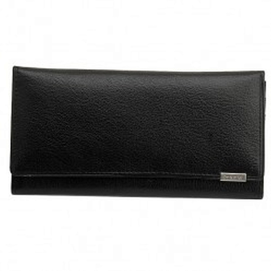 Кошелек Dr.Koffer из натуральной кожи черный