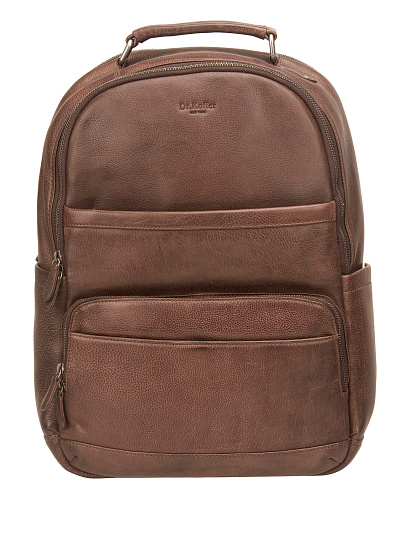 Рюкзак Dr. Koffer из натуральной кожи коричневый
