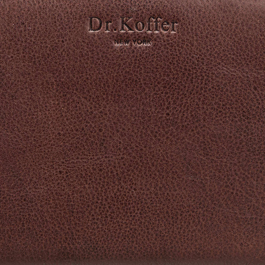Портмоне Dr.Koffer из натуральной кожи коричневое