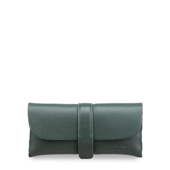 Очечник Dr.Koffer из натуральной кожи зеленый