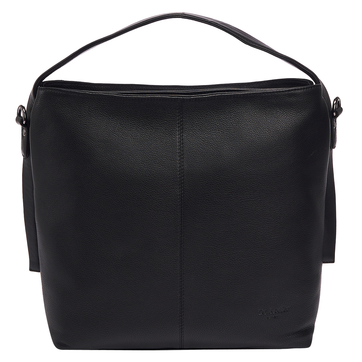 Женская сумка Dr.Koffer из натуральной кожи чёрная