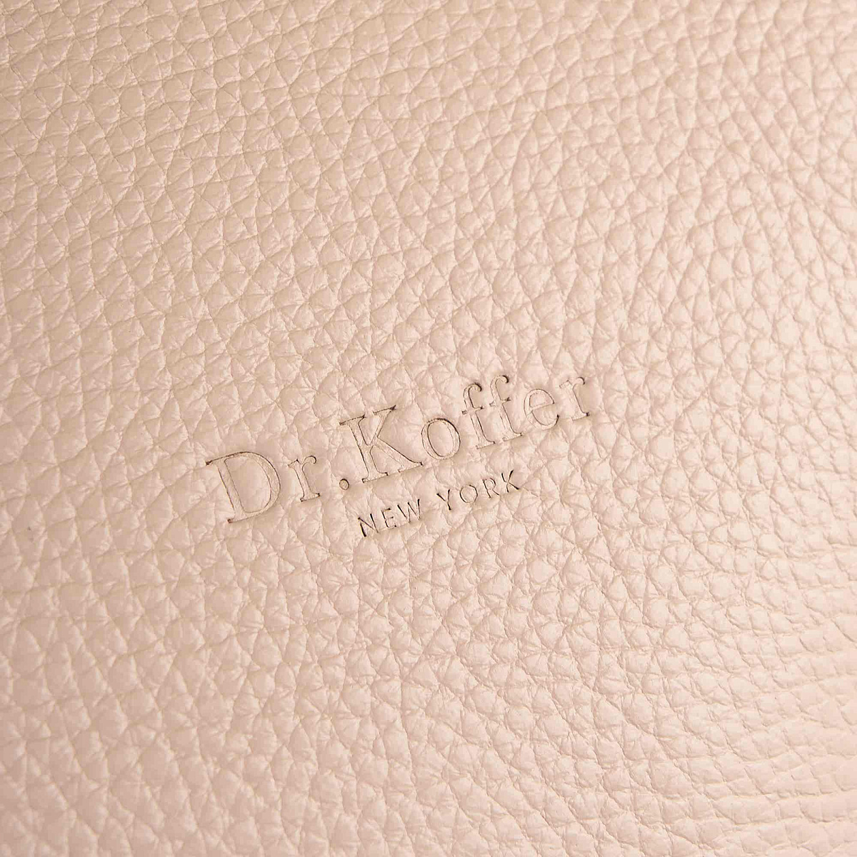 Женская сумка Dr. Koffer из натуральной кожи бежевая