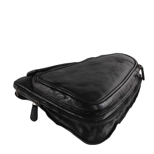 Рюкзак Dr.Koffer из натуральной кожи черный