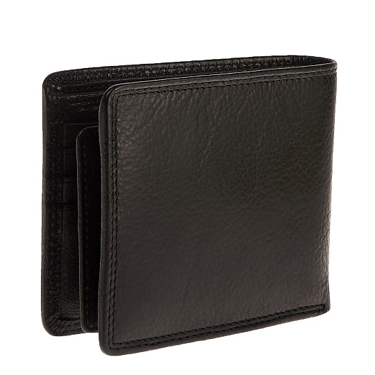 Портмоне Dr.Koffer из натуральной кожи черное