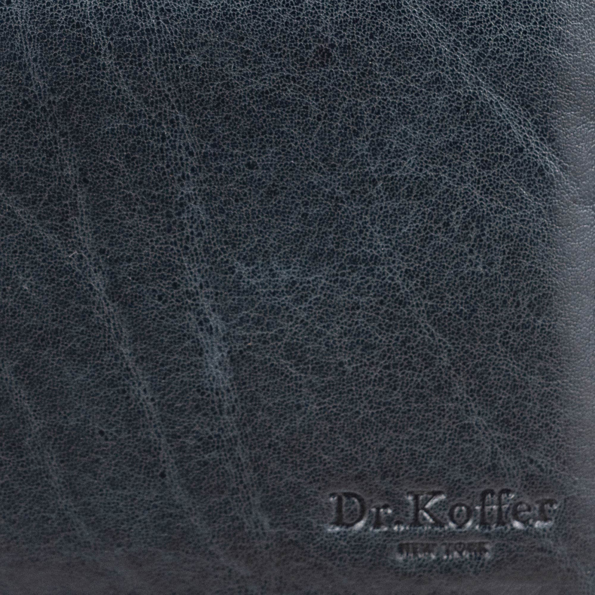 Портмоне Dr.Koffer из натуральной кожи синее