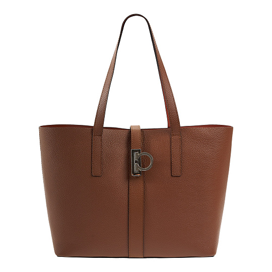 Женская сумка Dr. Koffer из натуральной кожи коричневая