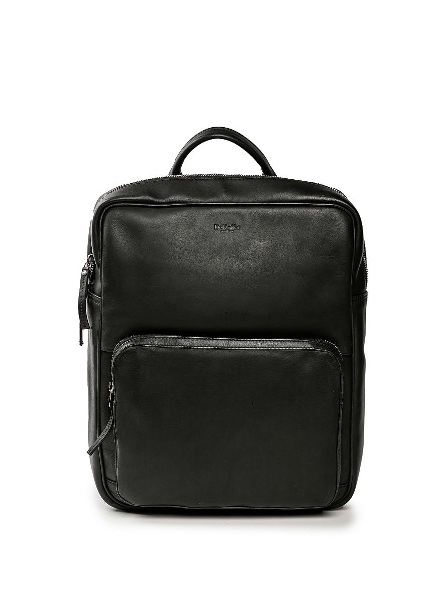 Рюкзак Dr.Koffer из натуральной кожи черный