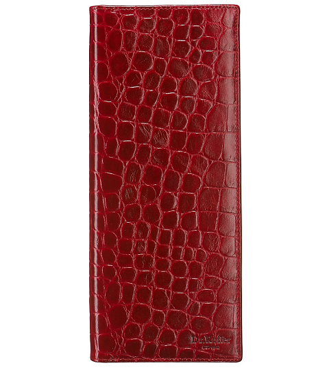 Визитница Dr.Koffer из натуральной кожи красная