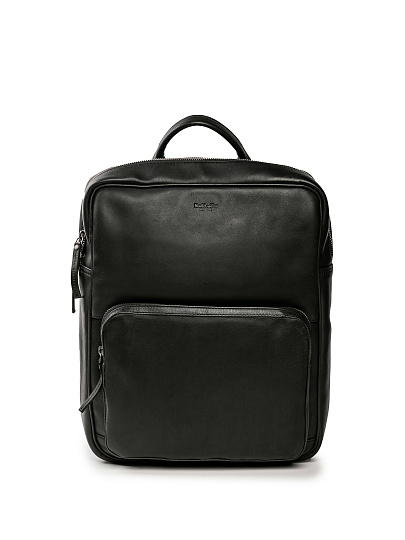 Рюкзак Dr.Koffer из натуральной кожи черный