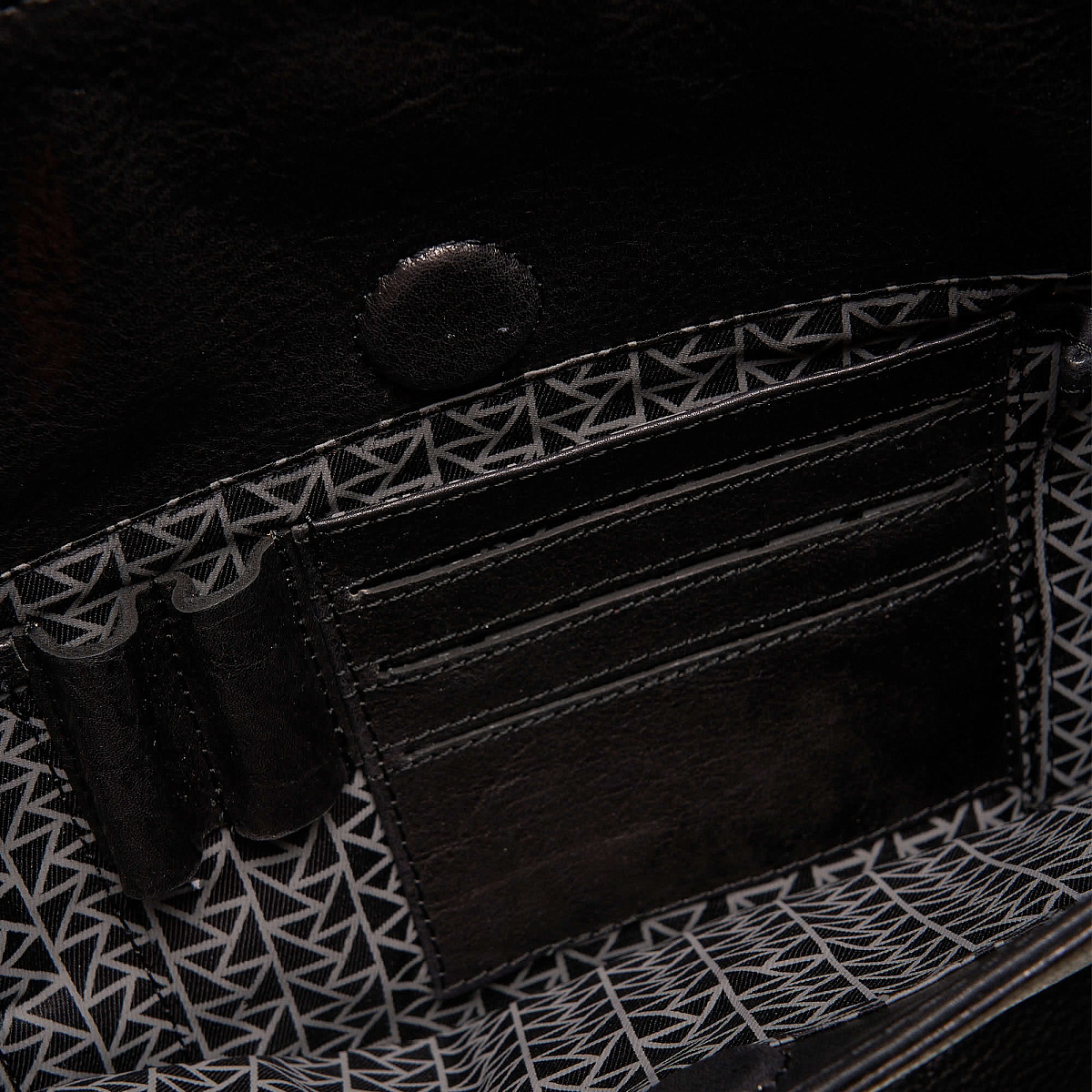 Портфель Dr.Koffer из натуральной кожи черный