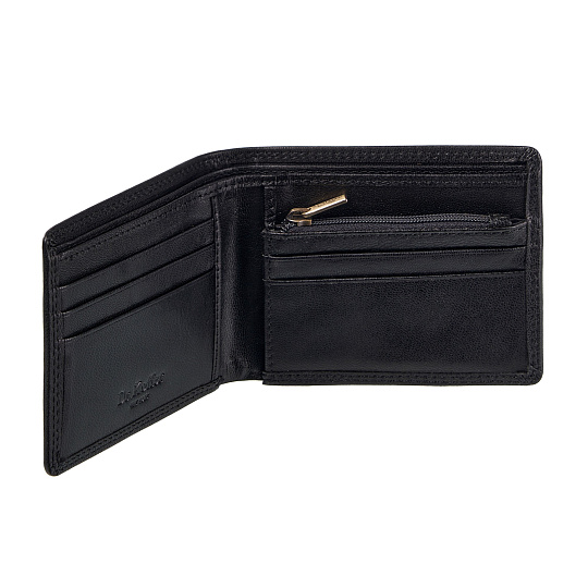 Портмоне Dr.Koffer из натуральной кожи черное