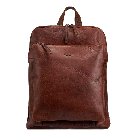 Рюкзак Dr.Koffer из натуральной кожи светло-коричневый