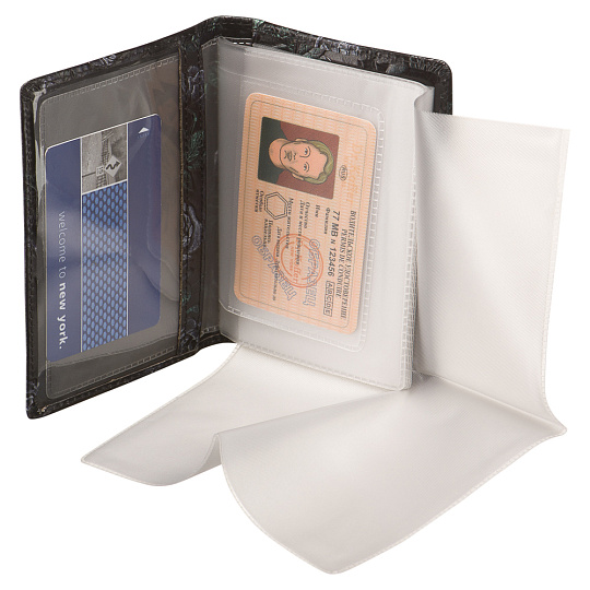 Обложка для автодокументов из натуральной кожи Dr. Koffer