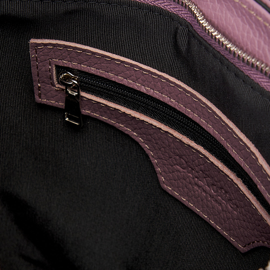 Женская сумка Dr. Koffer из натуральной кожи розовая