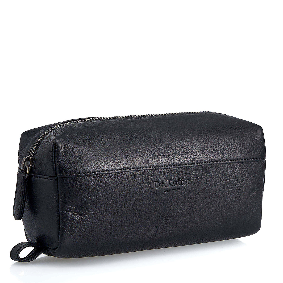 Несессер Dr. Koffer из натуральной кожи черный